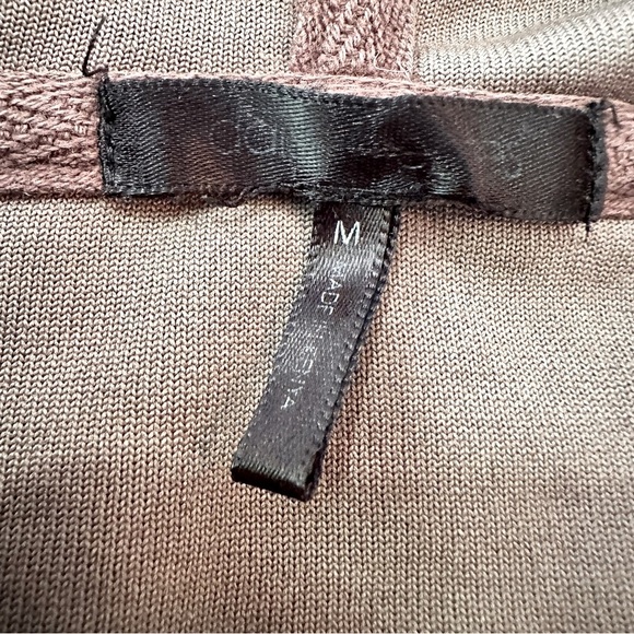 Retro Y2K Daisy Fuentes Brown Velour Zip Hoodie Lace Trim Size M - Picture 6 of 14